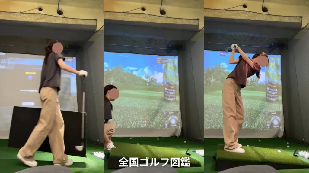 傾斜練習　SMART GOLF