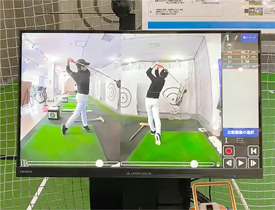わたしのゴルフ スイング動画